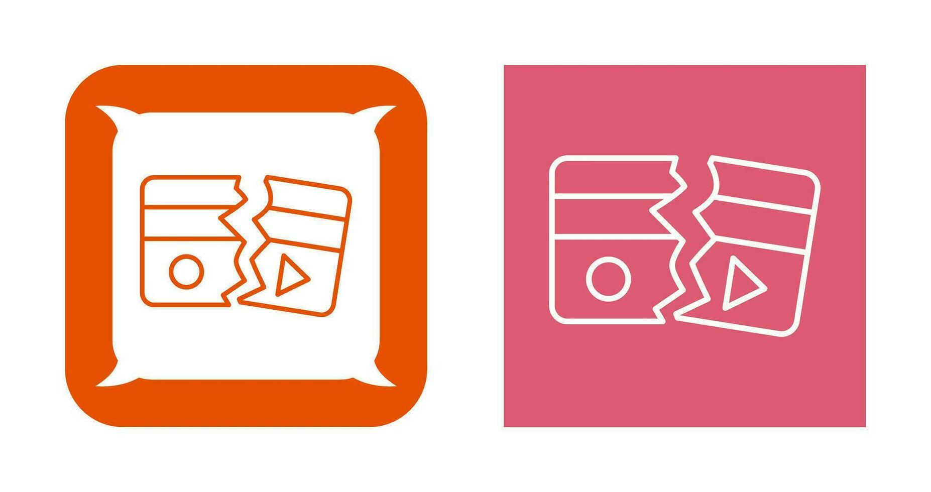 Broken Vector Icon