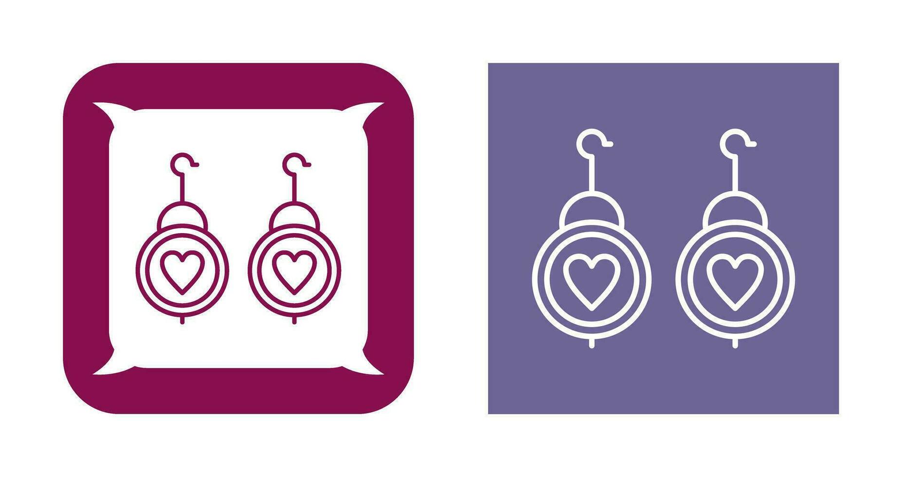 Earrings Vector Icon