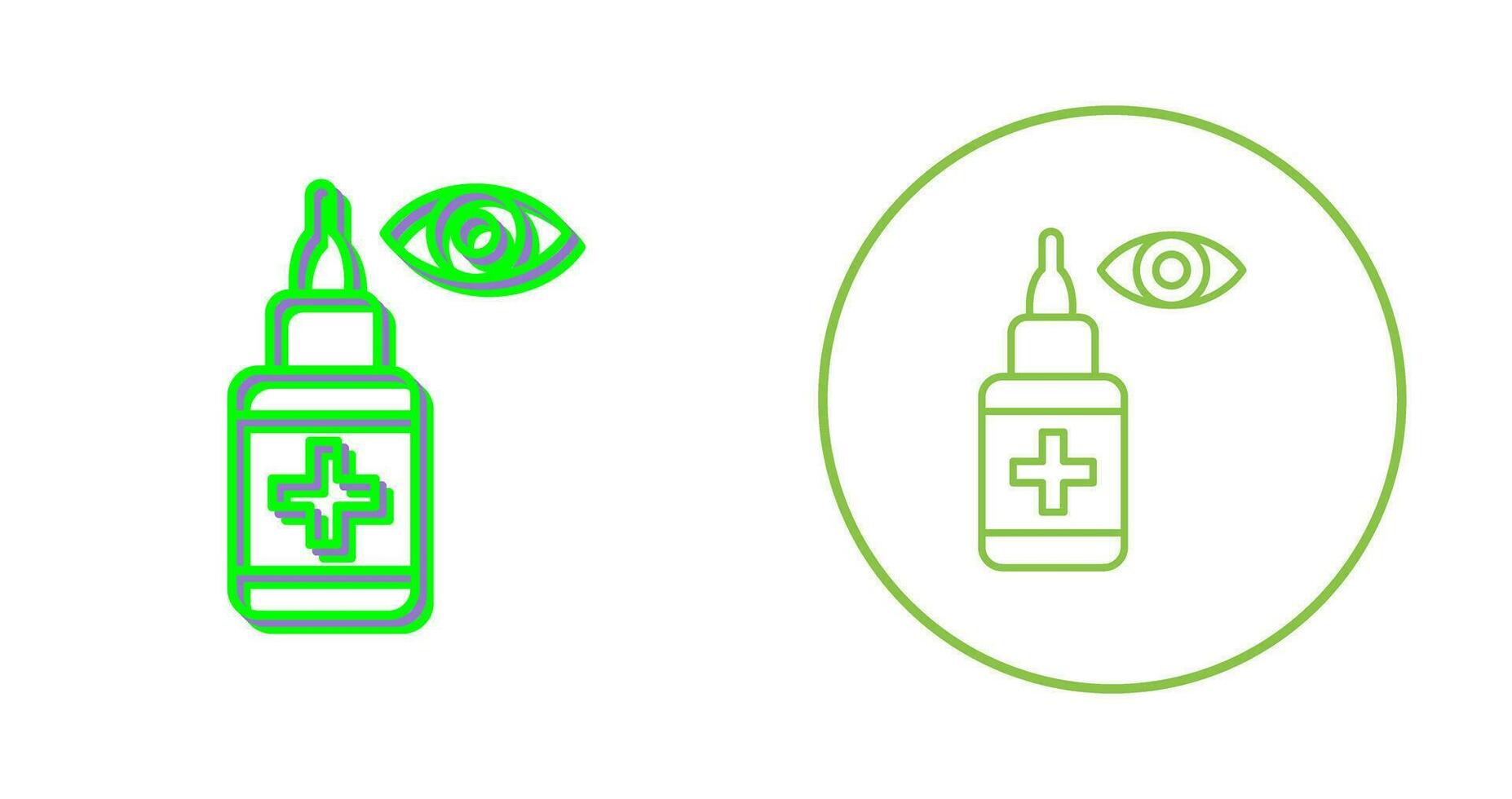 Eye Drop Vector Icon