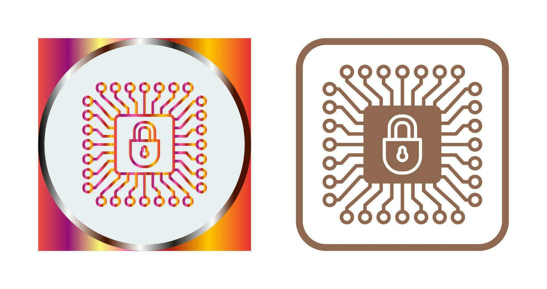 Cyber Protection Vector Icon