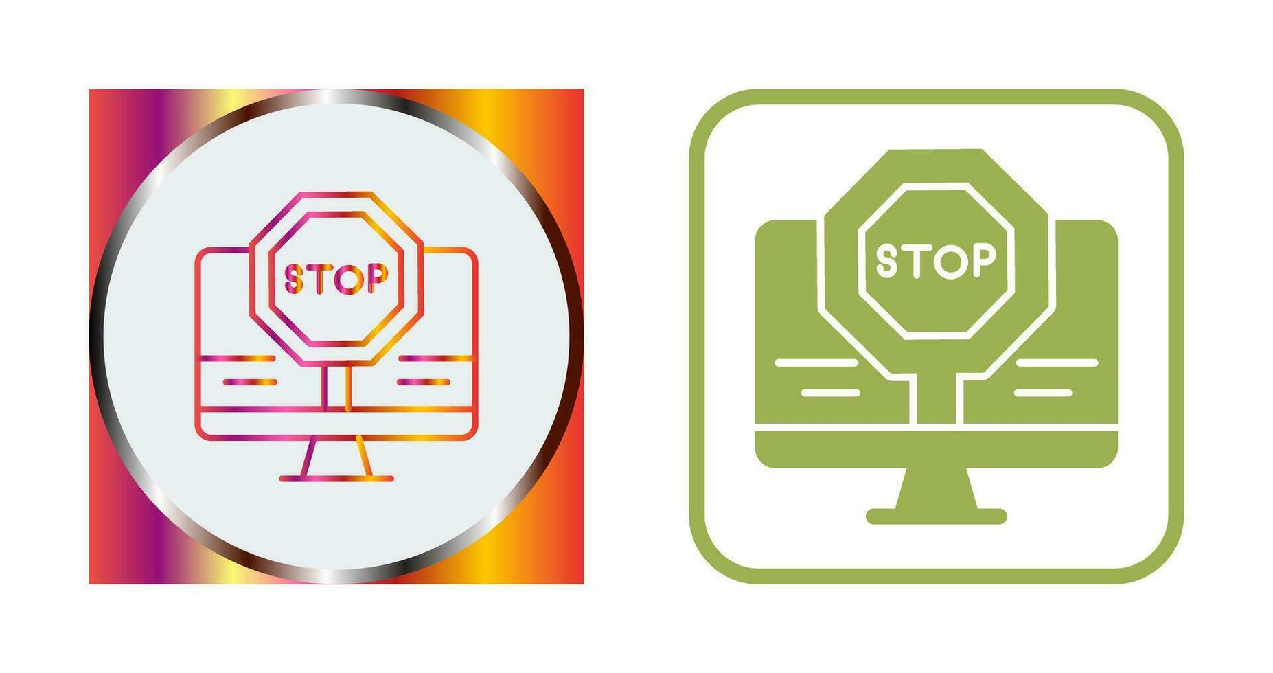 Stop Vector Icon