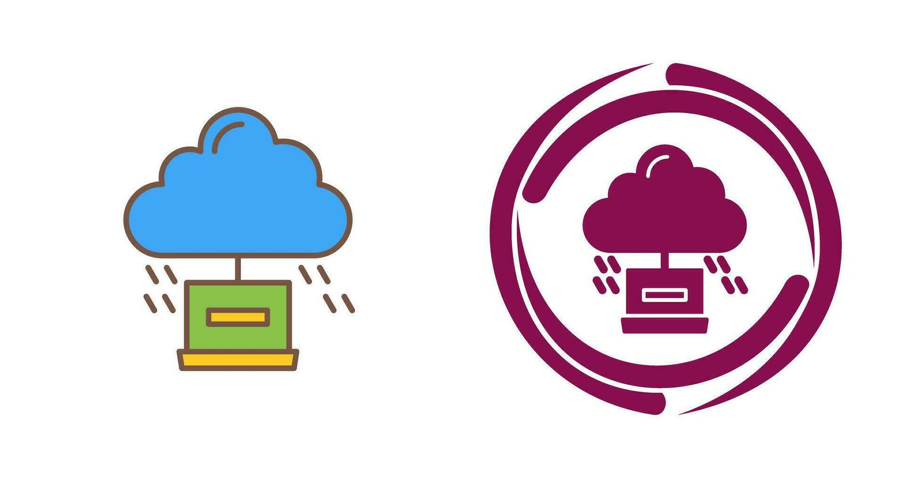 Cloud Computing Vector Icon