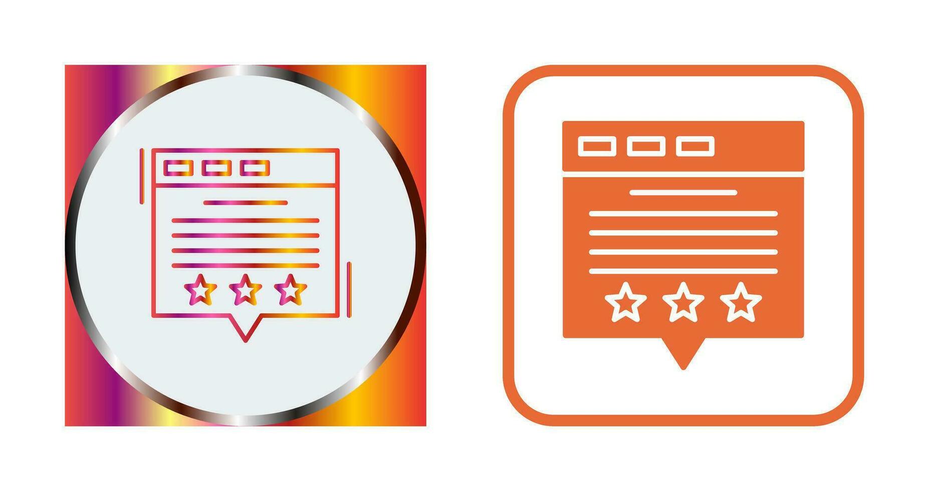 Review Vector Icon