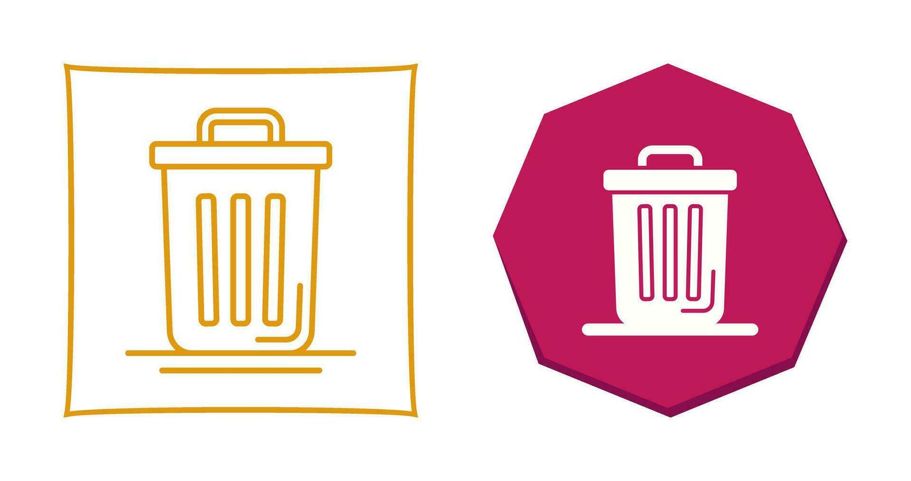 Trash Can Vector Icon