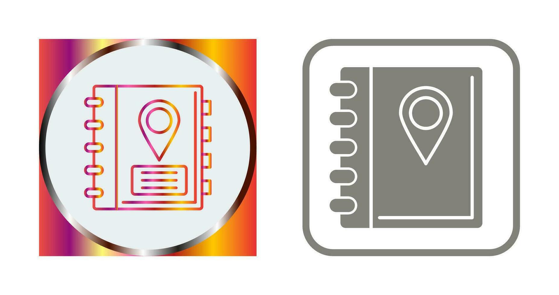 Address Book Vector Icon