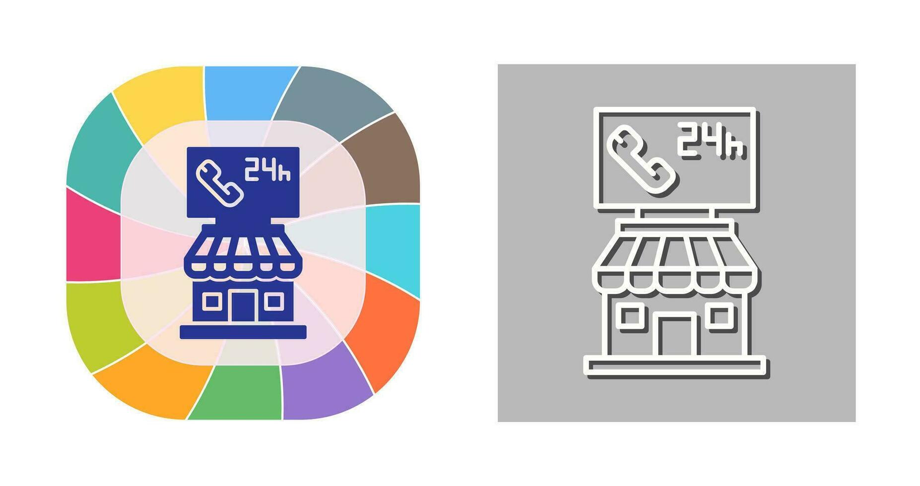 24 hours Vector Icon