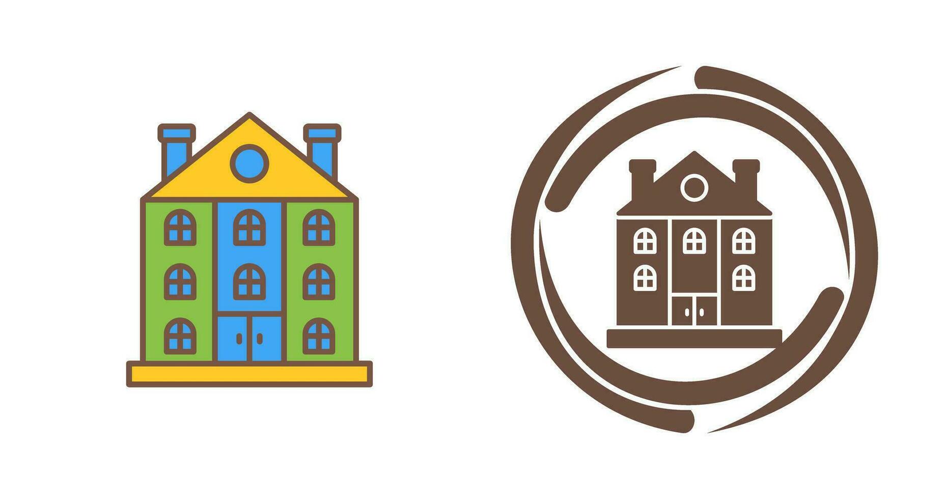 Mansion Vector Icon