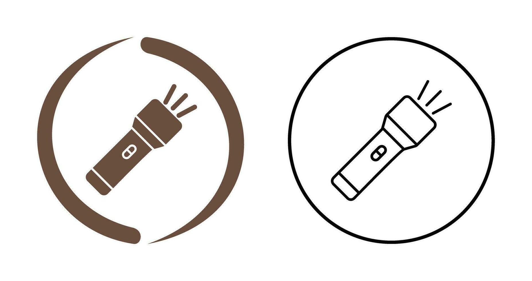 Flashlight Vector Icon