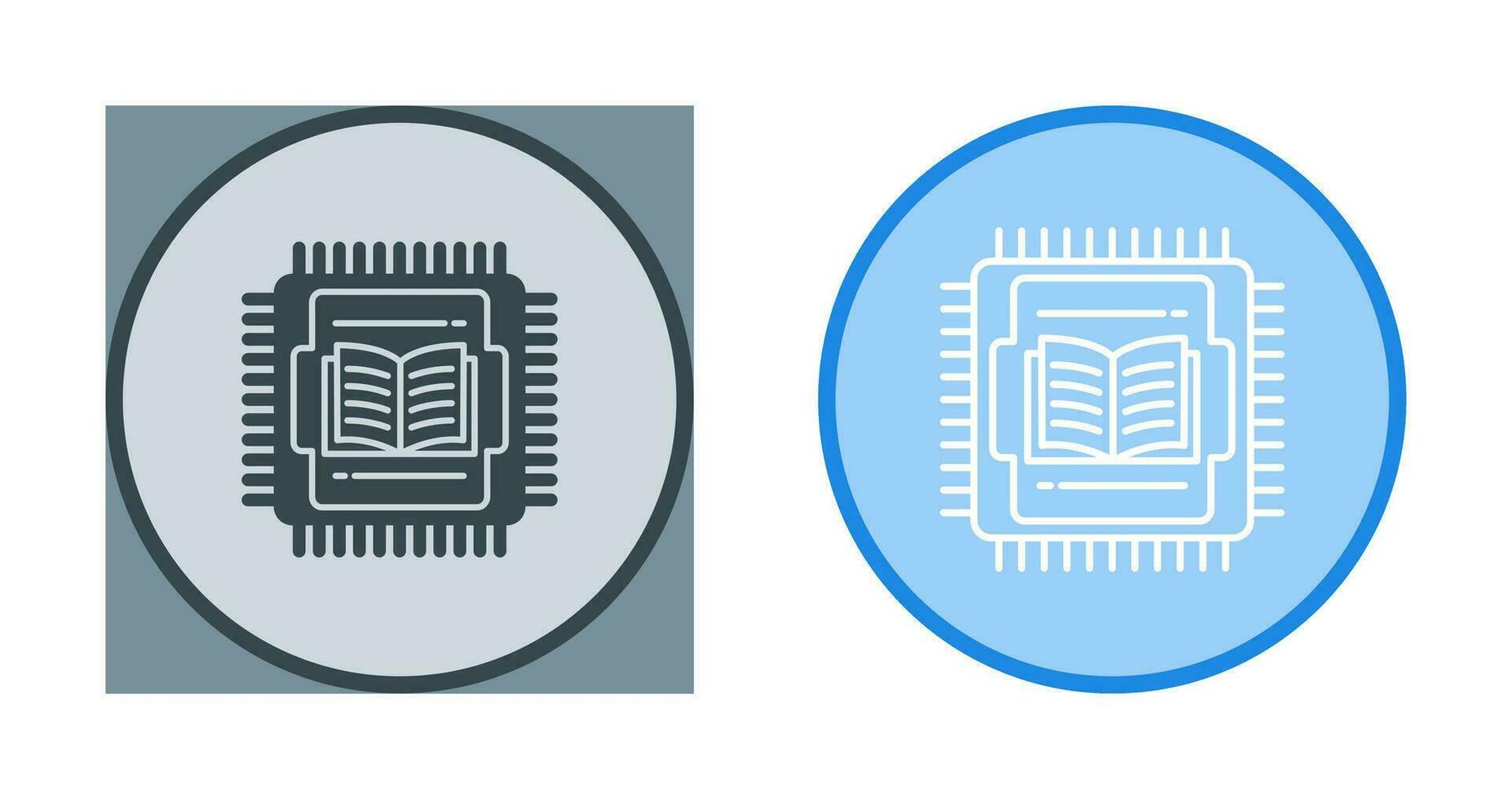 icono de vector de cpu