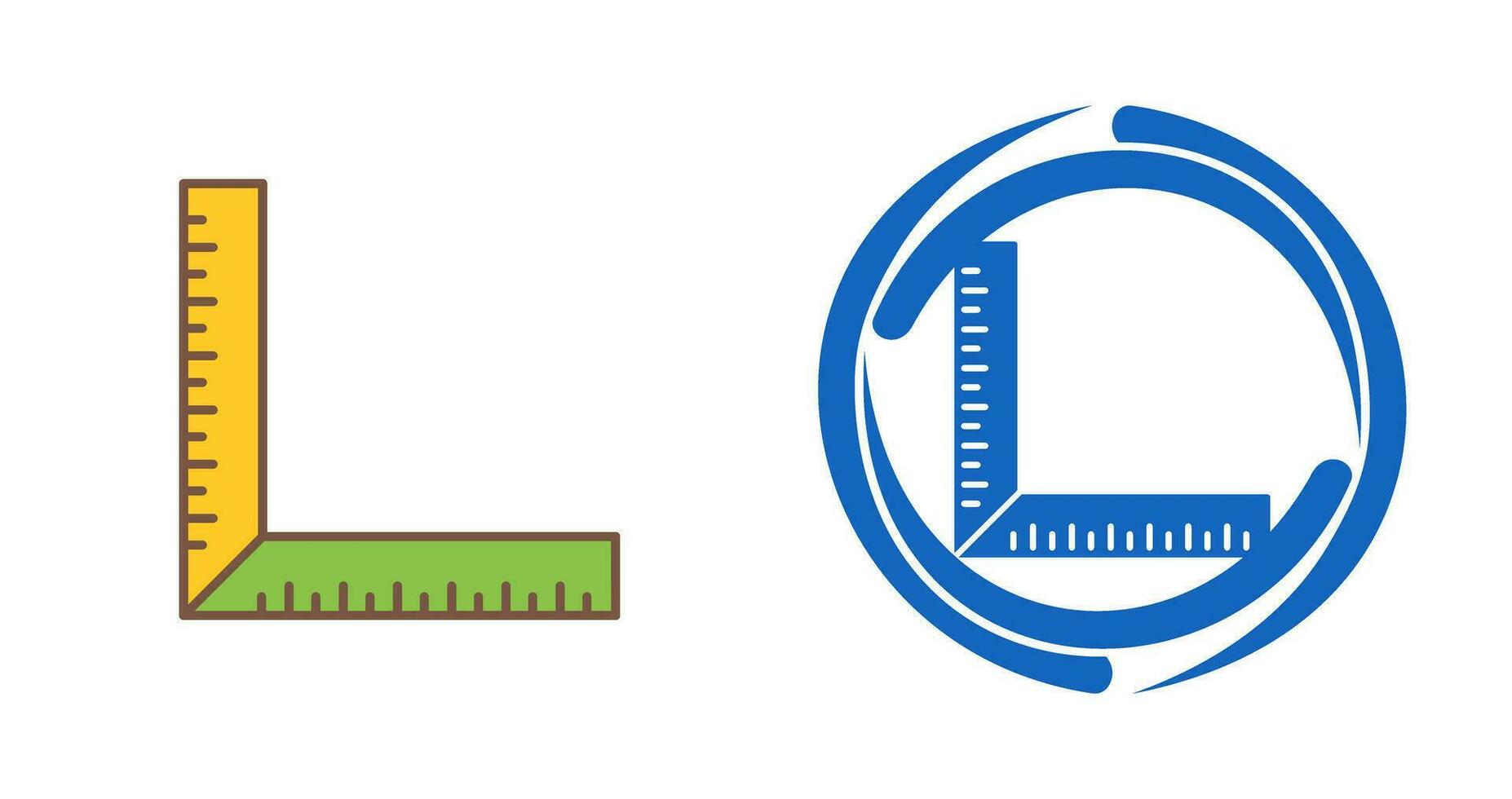 square Ruler Vector Icon
