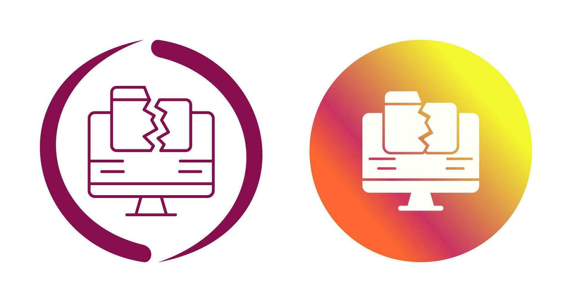 Data Loss Vector Icon