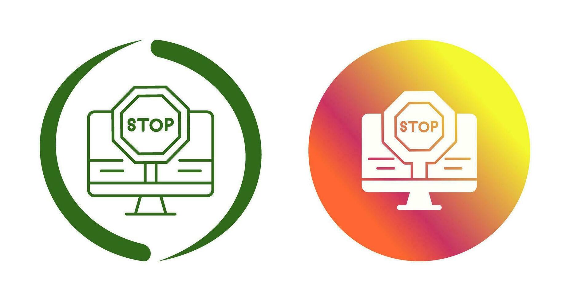 Stop Vector Icon