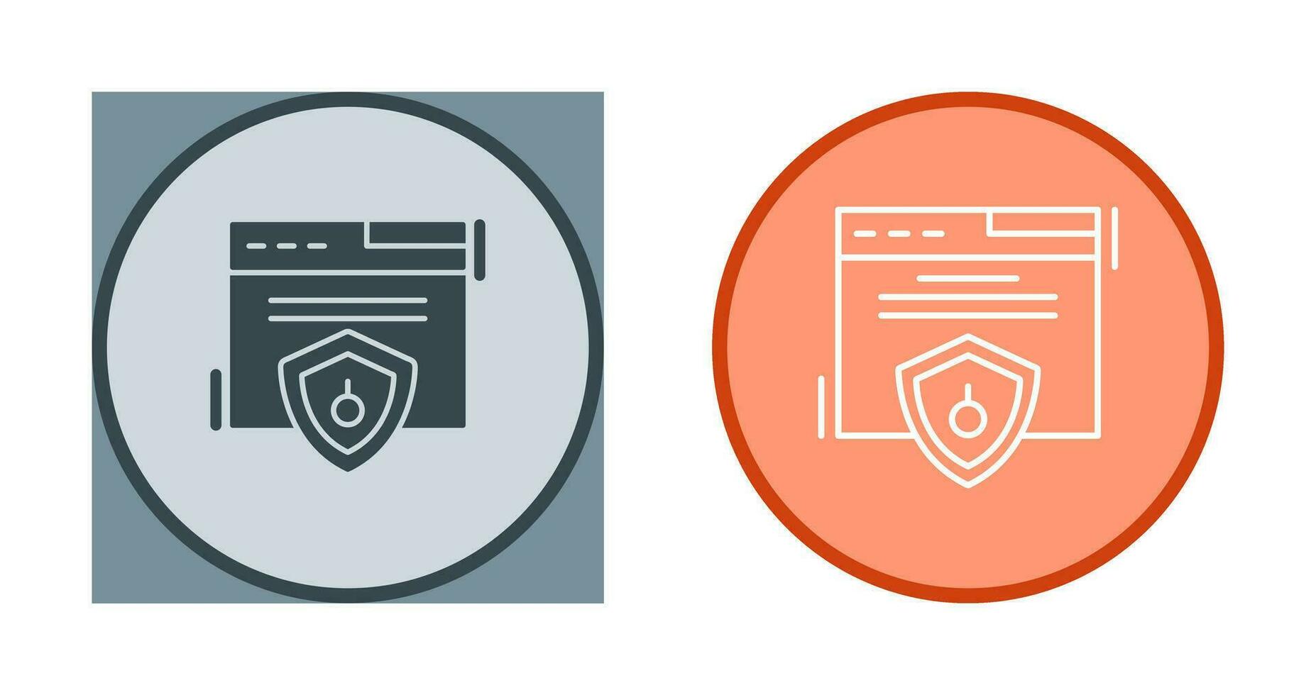 Web Security Vector Icon