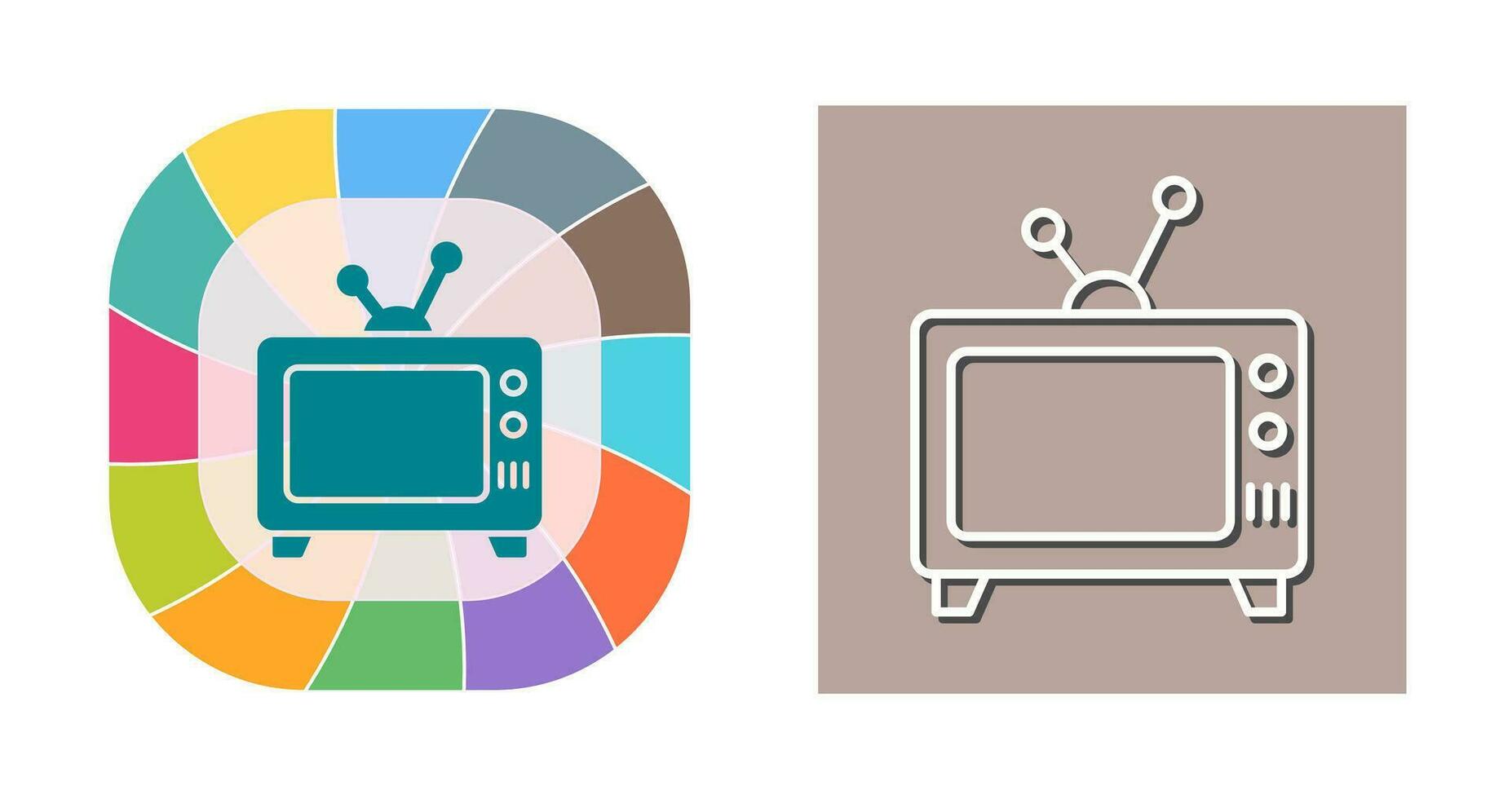 icono de vector de television