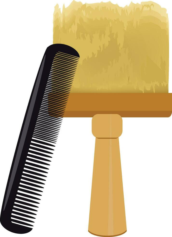 barber accessories and men's grooming vector