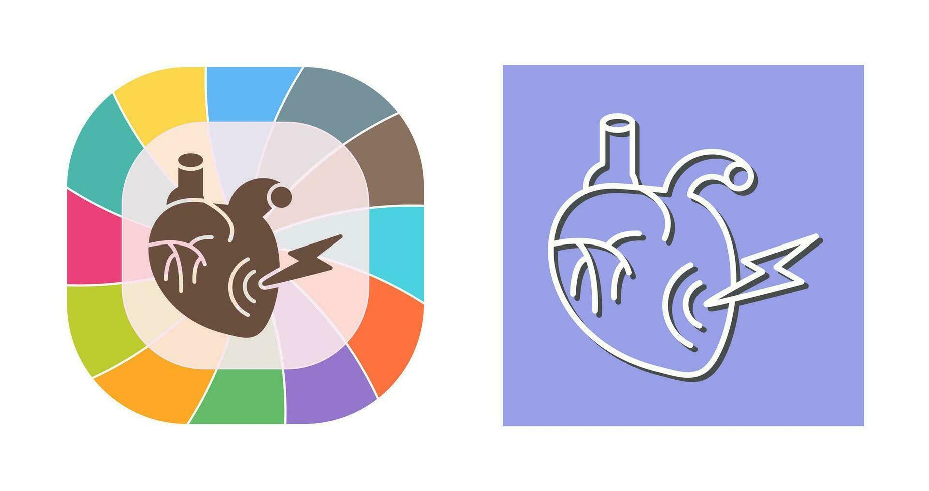 Heart Attack Vector Icon