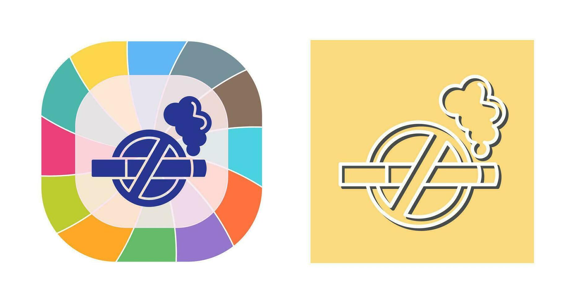 No Tobacco Vector Icon