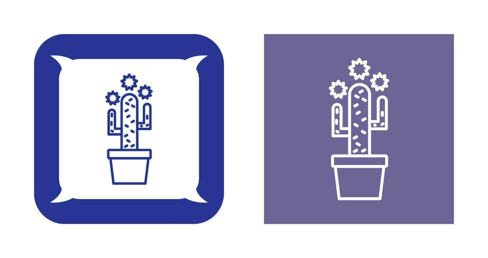 icono de vector de cactus