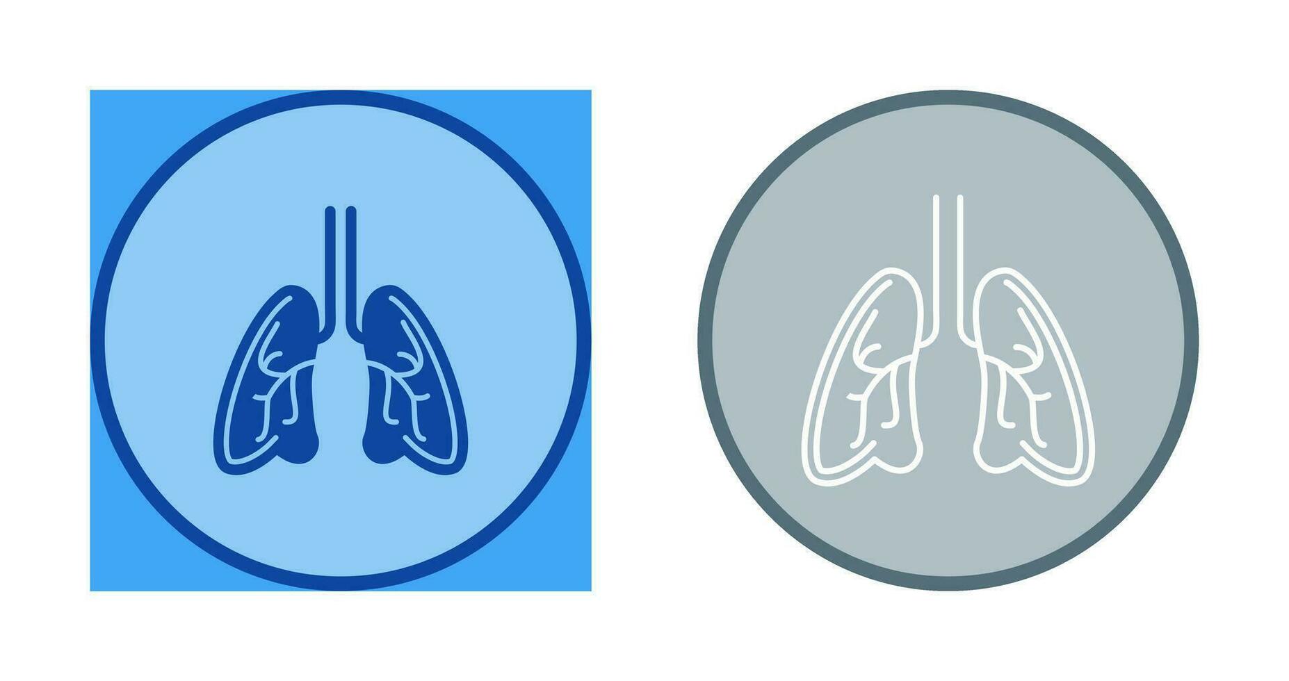 Lungs Vector Icon