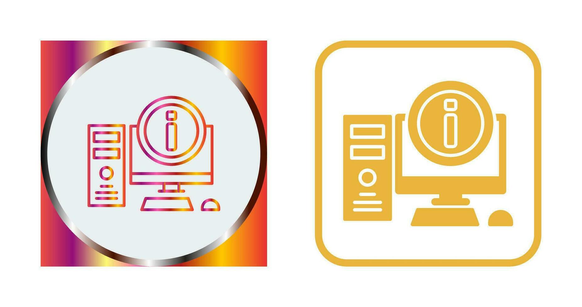 Computer Vector Icon