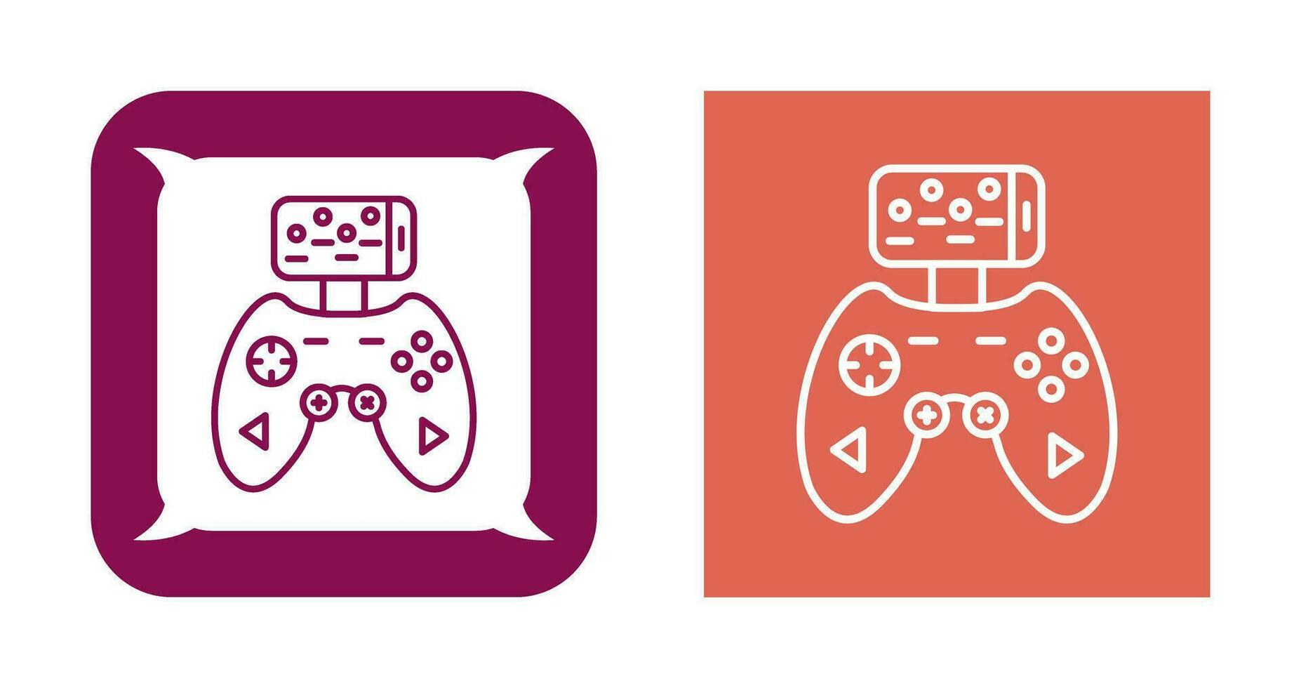 icono de vector de controlador de juego