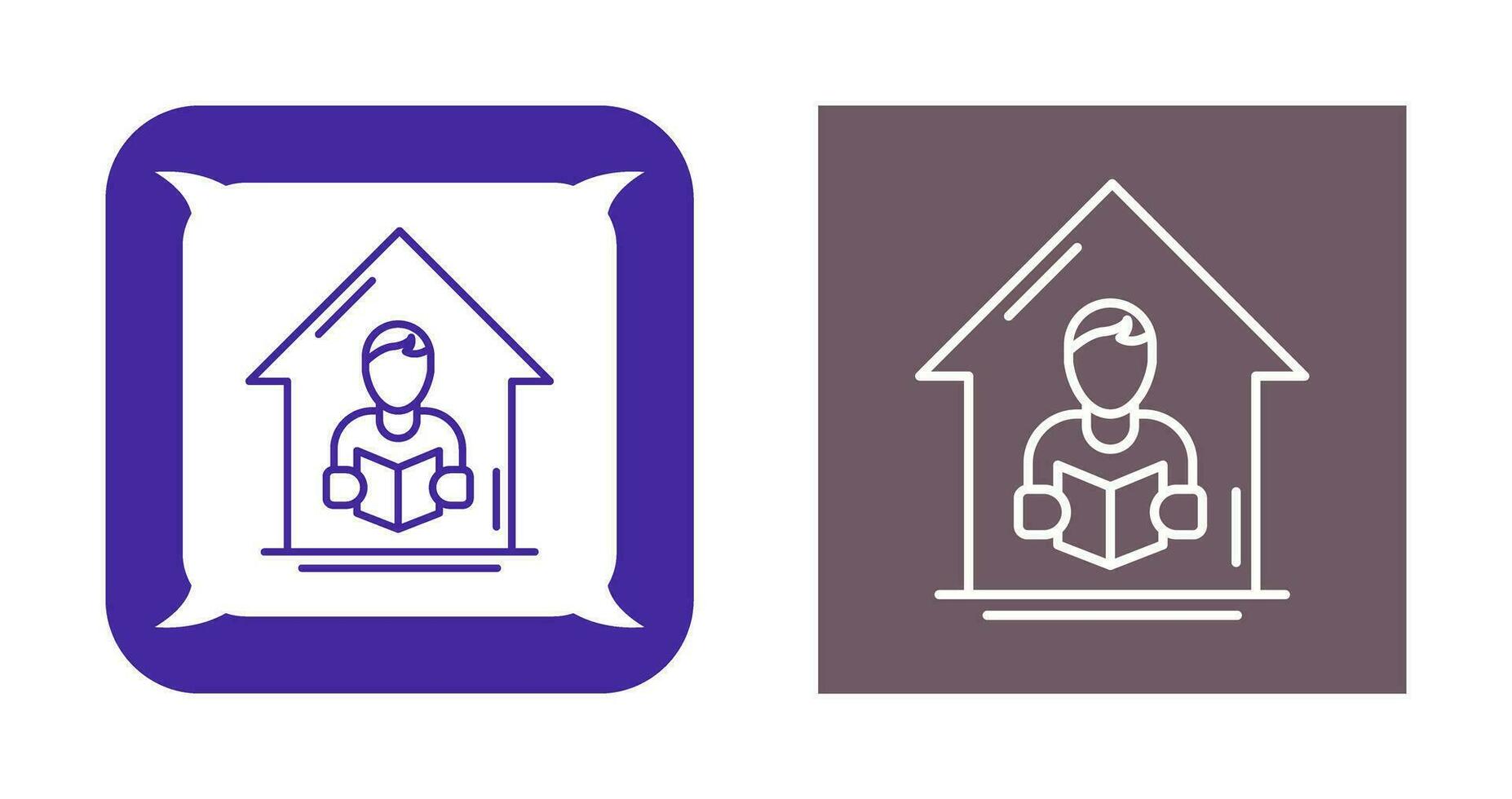 Home Learning Vector Icon