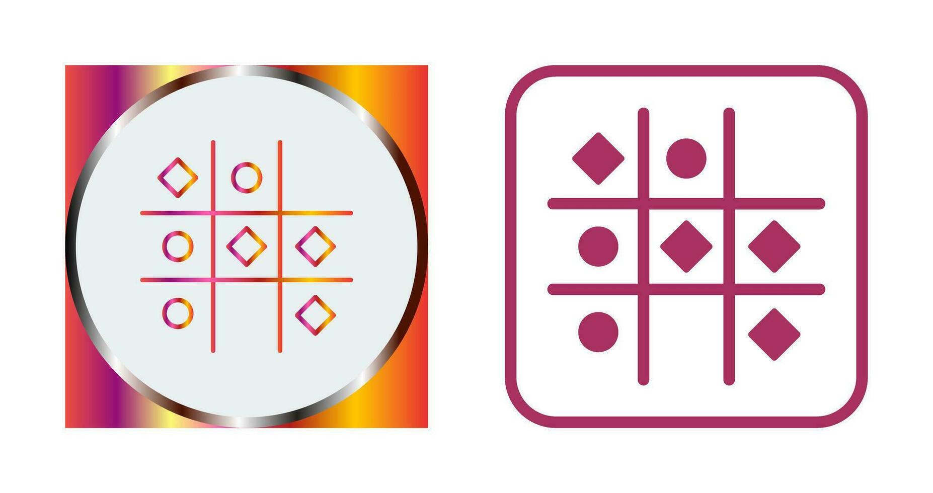 Tic Tac Toe Vector Icon