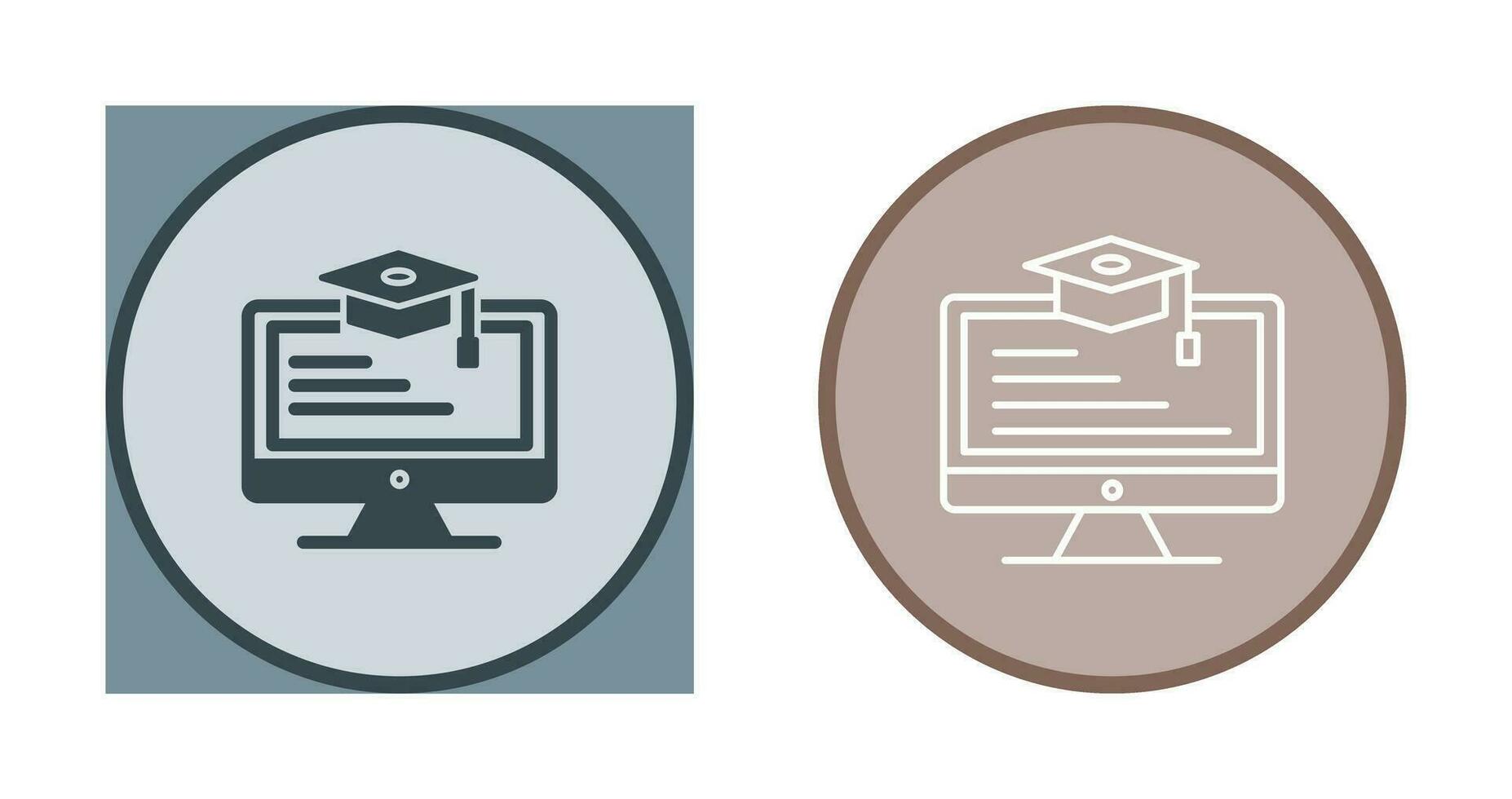 Online Learning Vector Icon