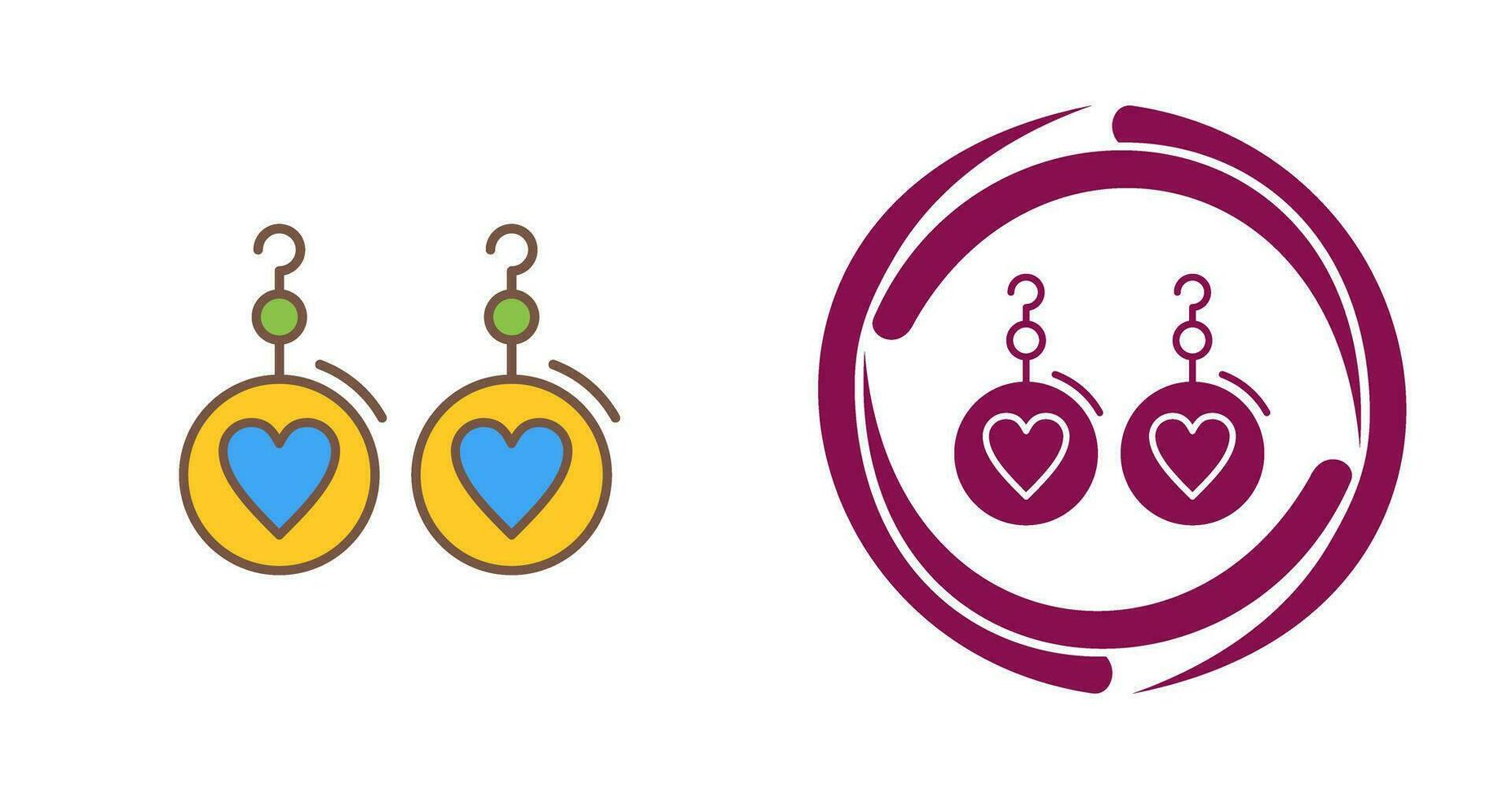 Earrings Vector Icon