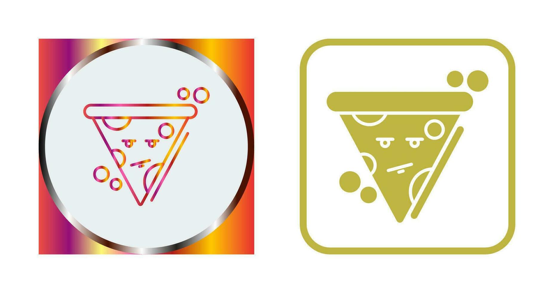 icono de vector de pizza