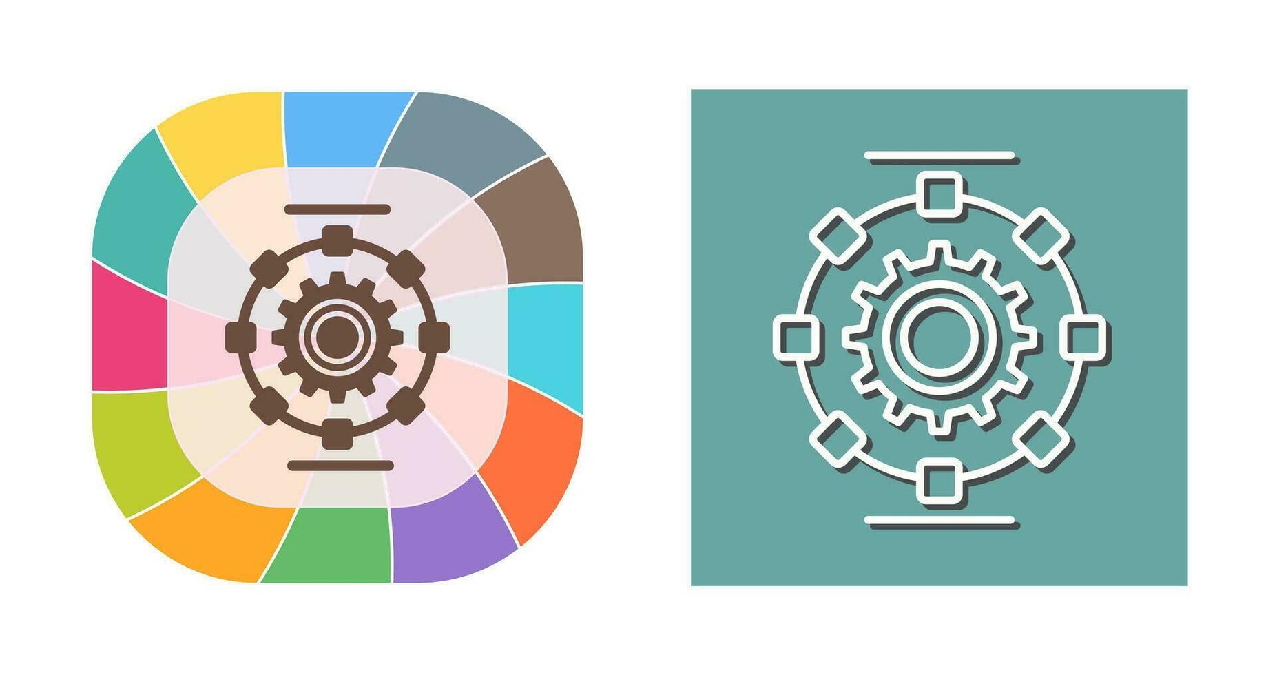 Automated Process Vector Icon