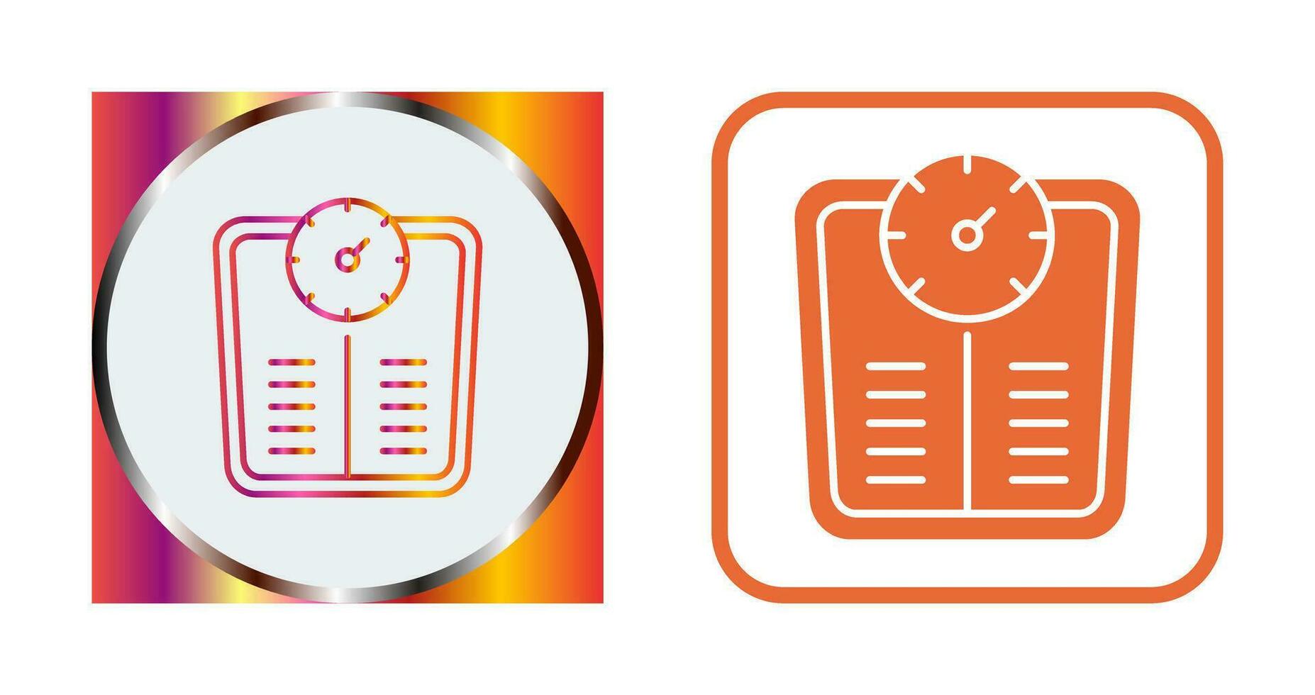 Weight Scale Vector Icon