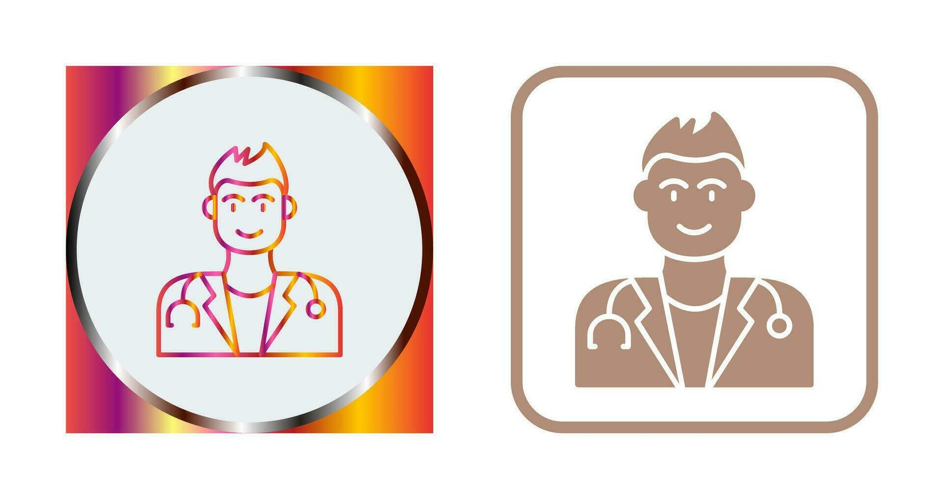 icono de vector de doctor