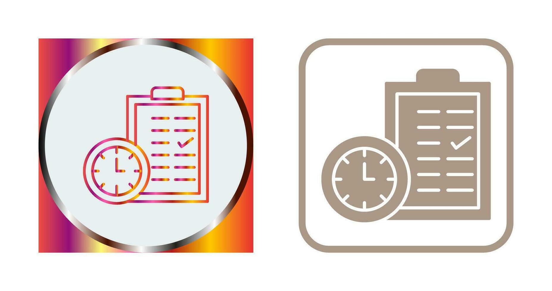 Time Planing Vector Icon