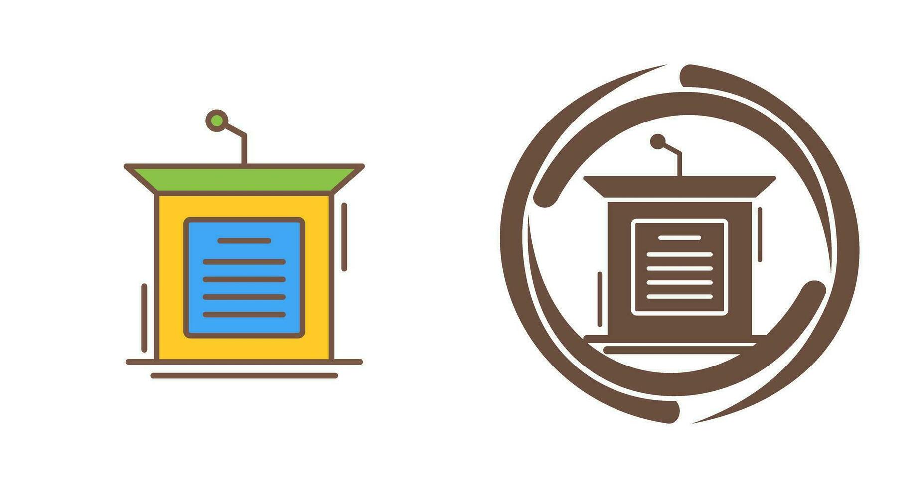 Podium Vector Icon