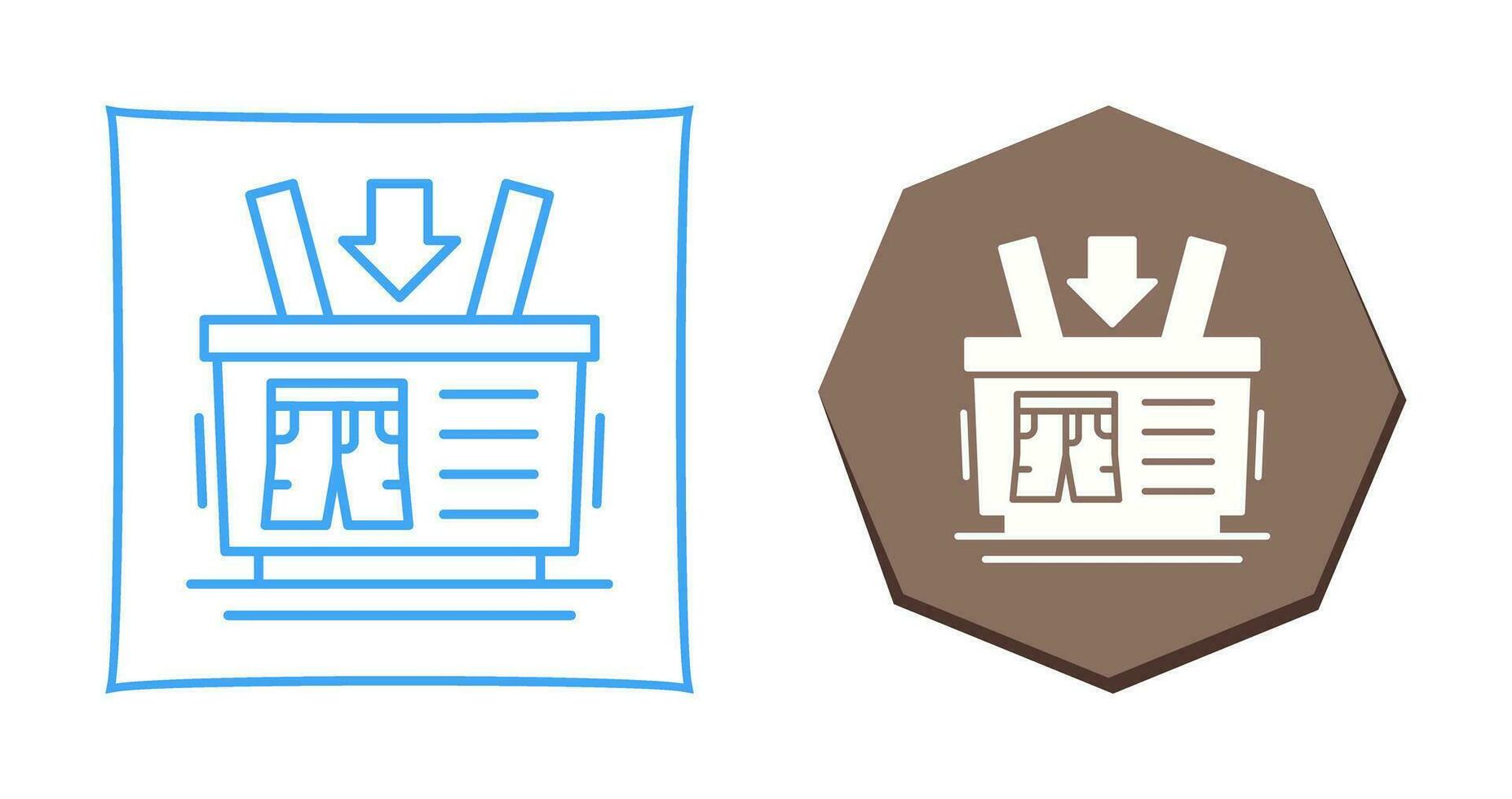Shopping Basket Vector Icon
