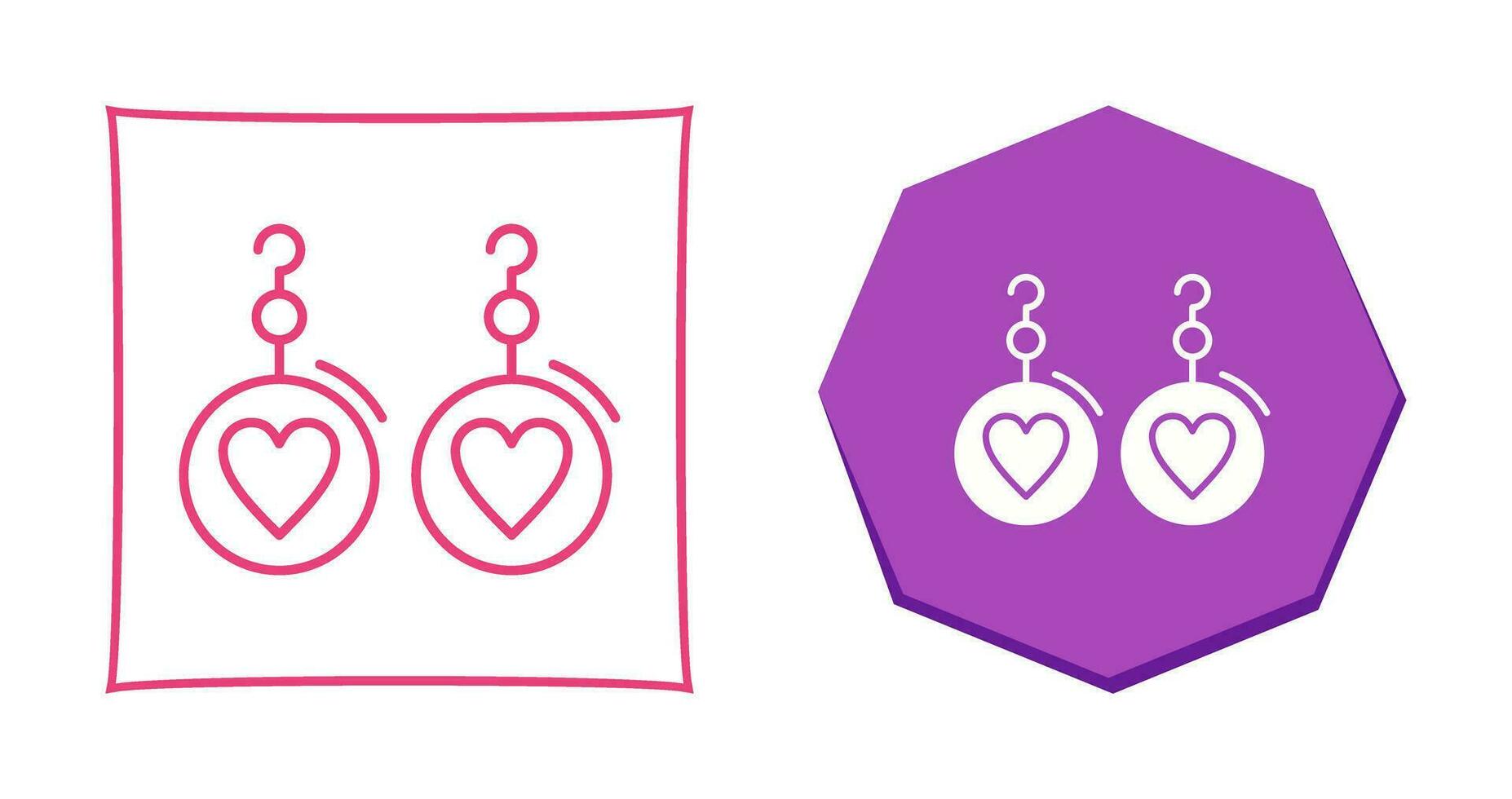 Earrings Vector Icon