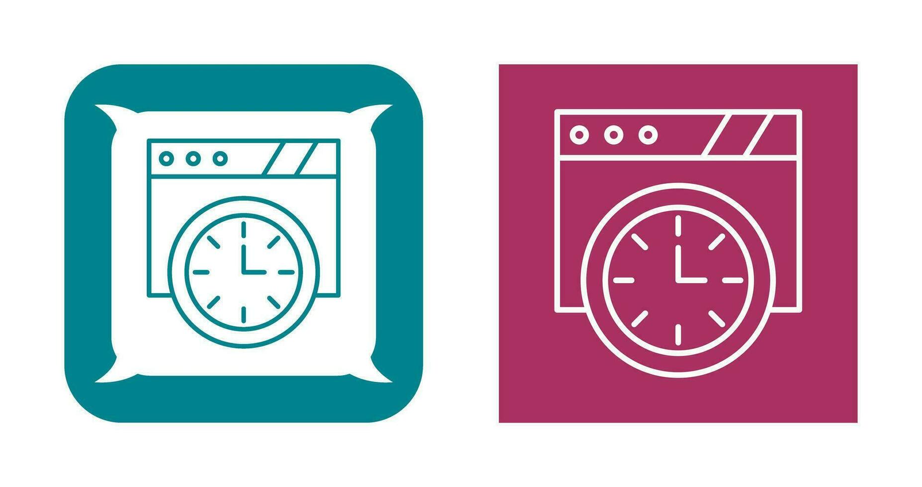 Wall Clock Vector Icon