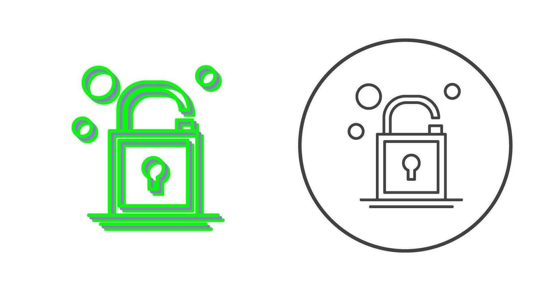 Open Lock Vector Icon