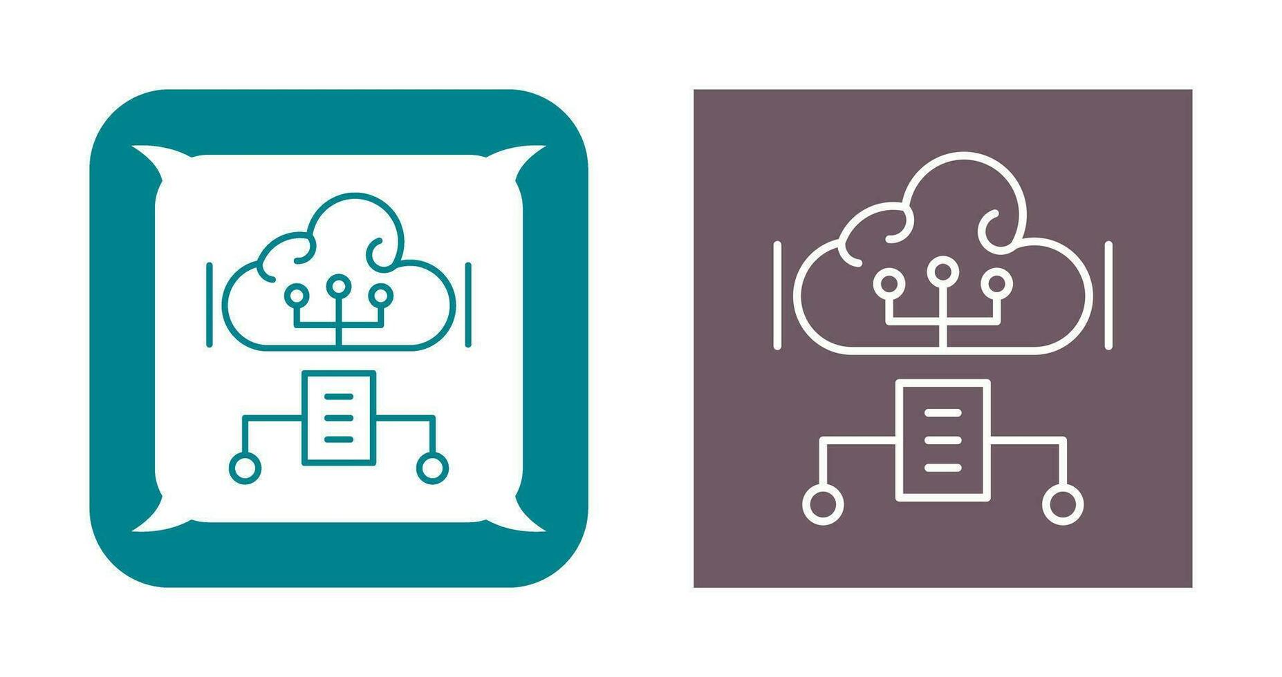 Cloud Computing Vector Icon