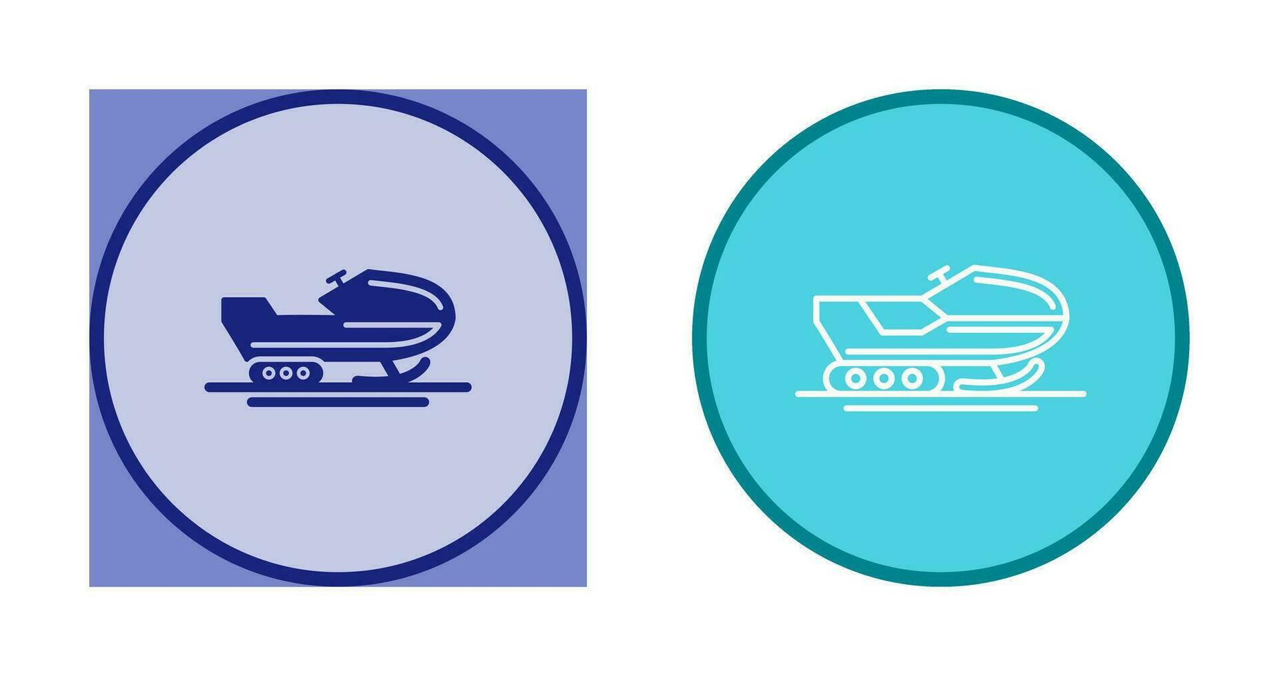 Snowmobile Vector Icon