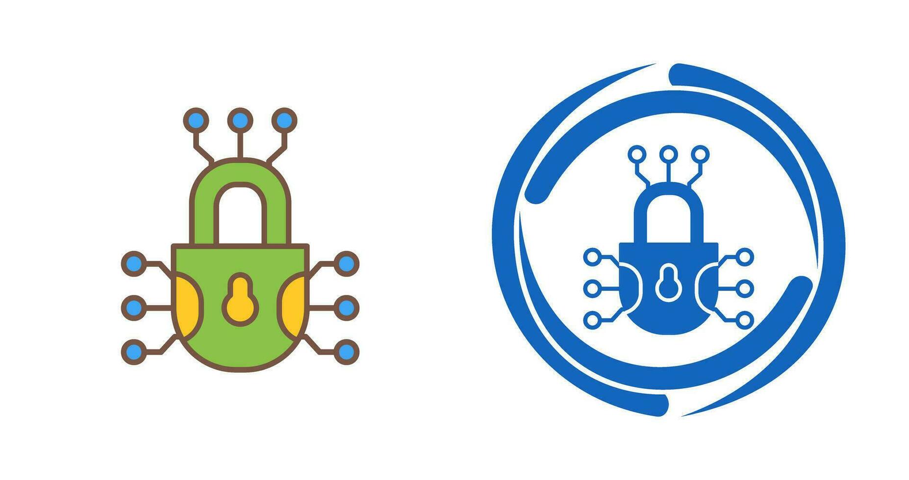 Cyber Defense Vector Icon