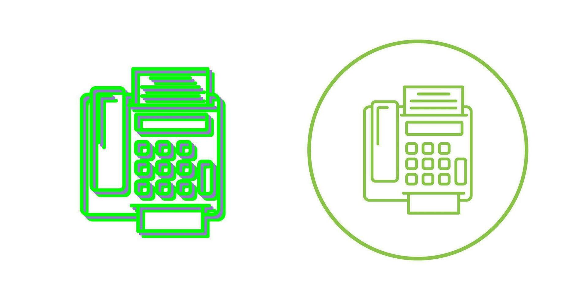 fax Machine Vector Icon