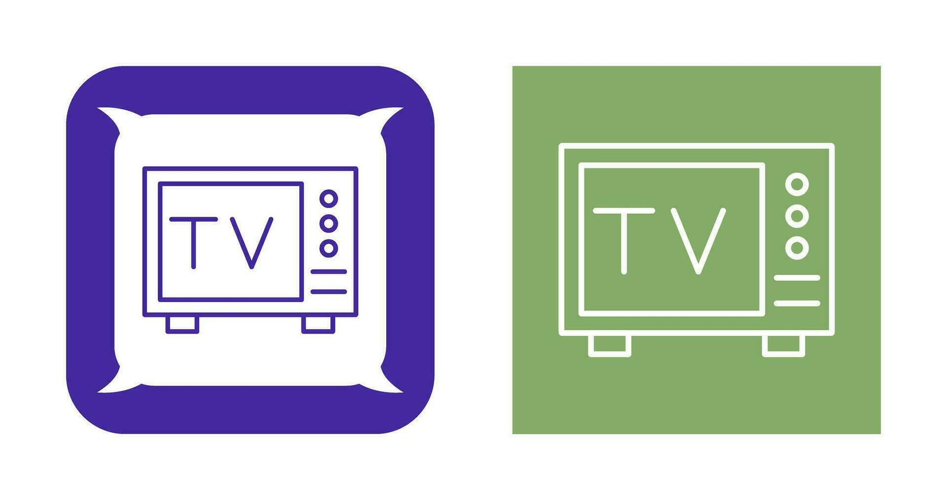 icono de vector de tv