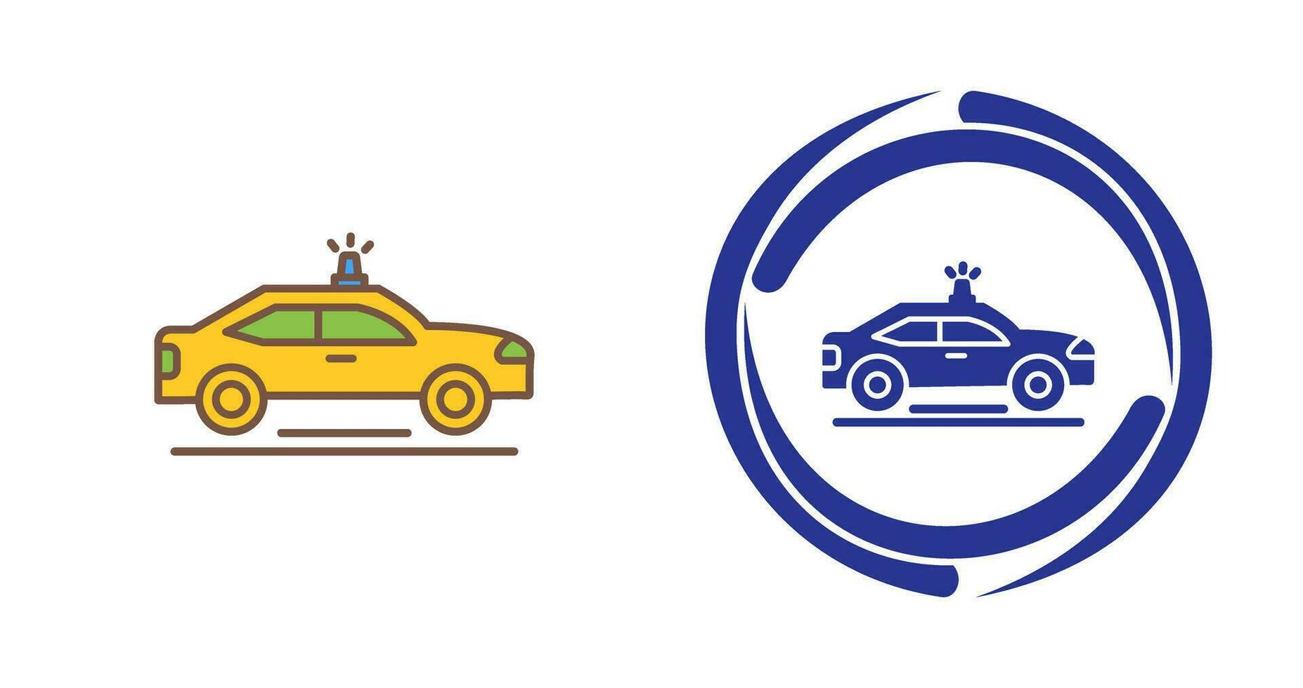 Police Car Vector Icon