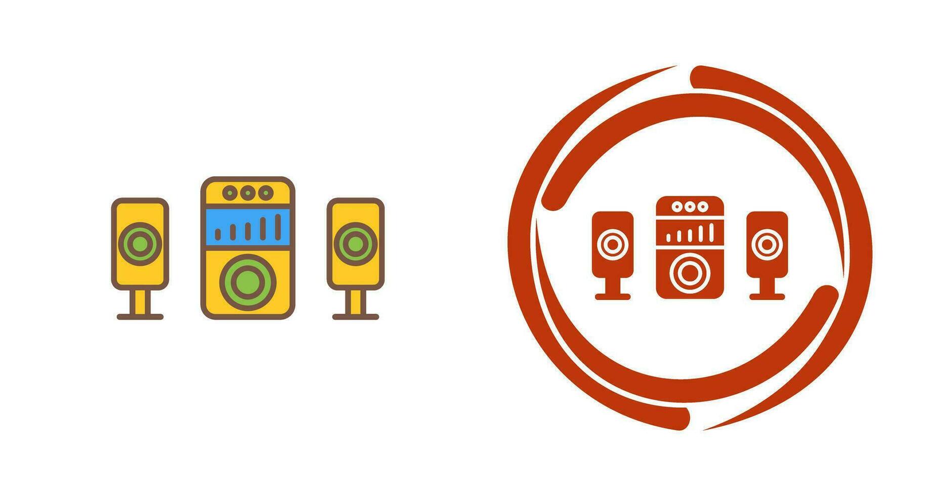 Sound System Vector Icon