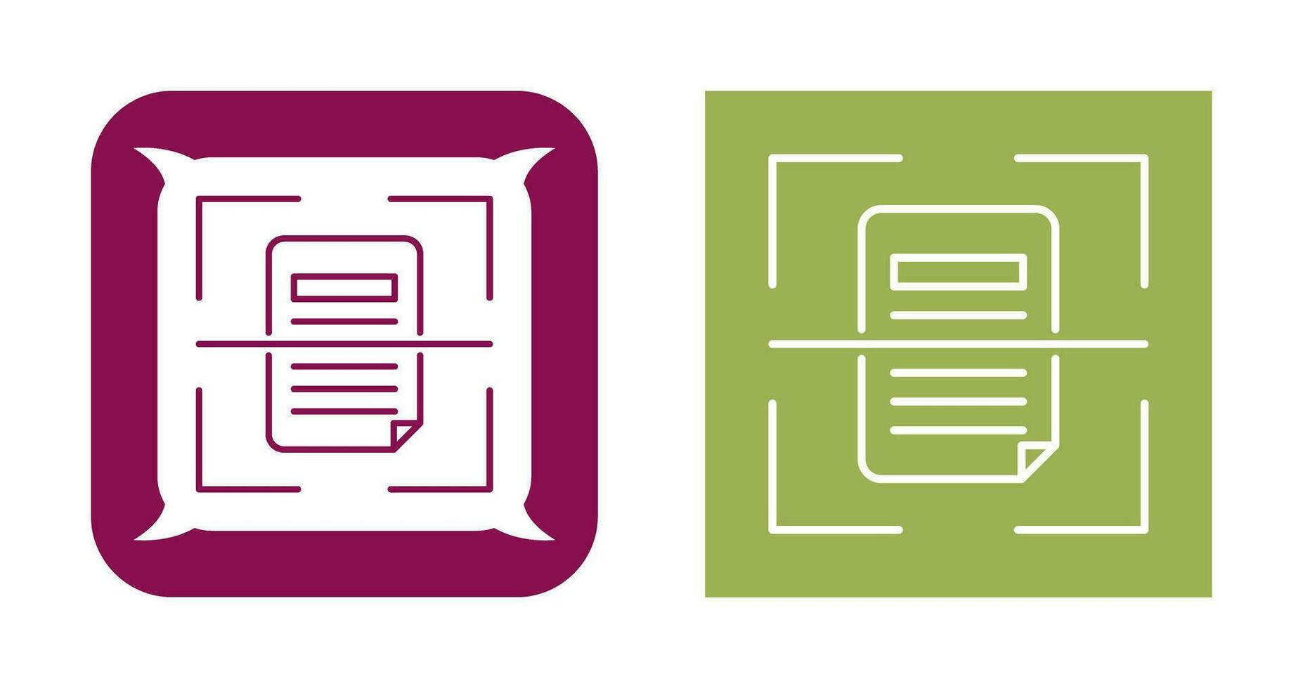 Scan Vector Icon