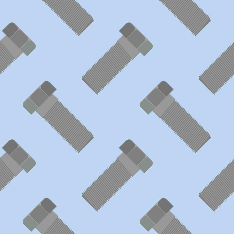 screw seamless pattern flat design vector illustration. pile screws seamless pattern