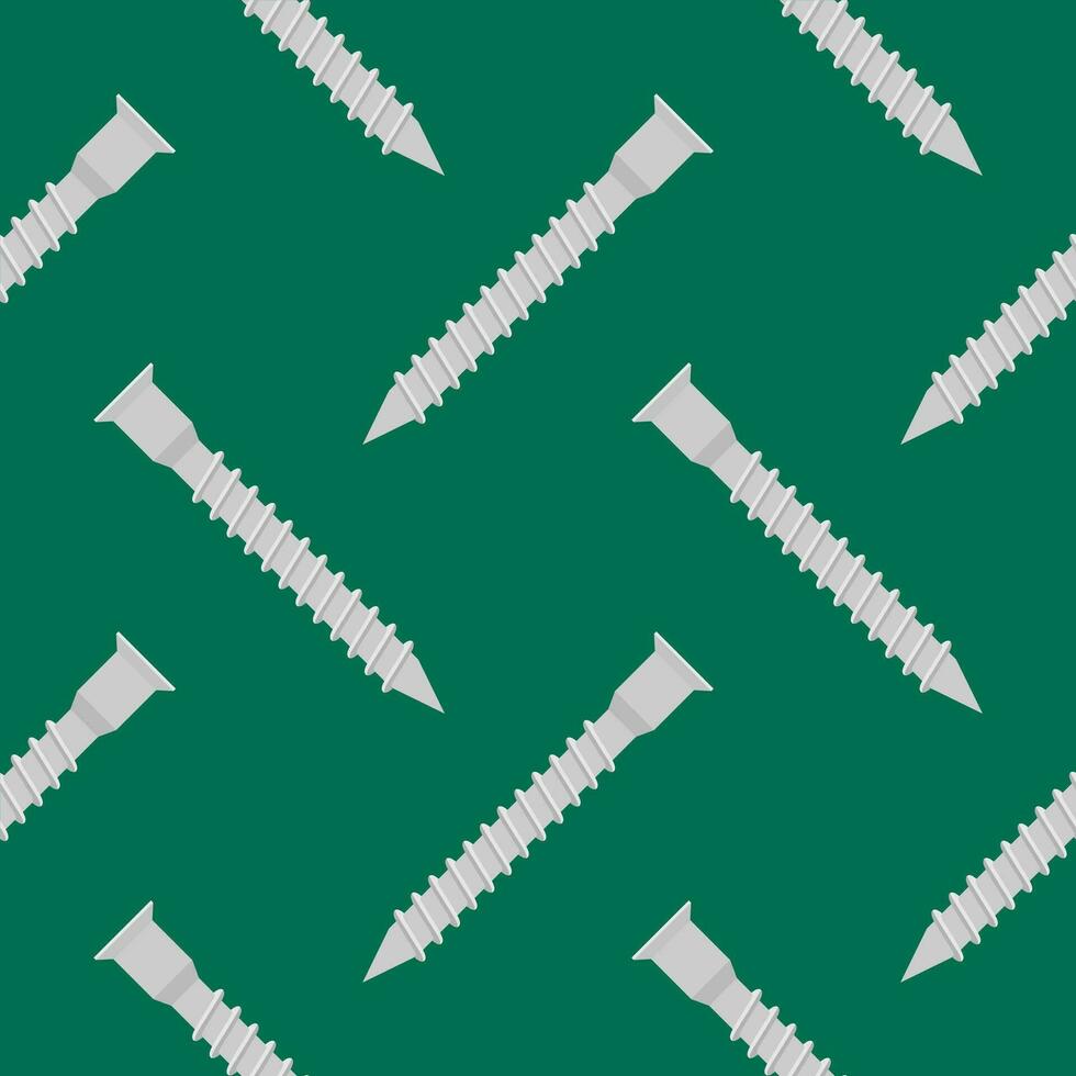 screw seamless pattern flat design vector illustration. pile screws seamless pattern