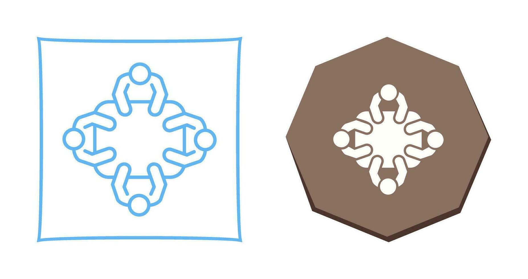 Staff Meeting Vector Icon